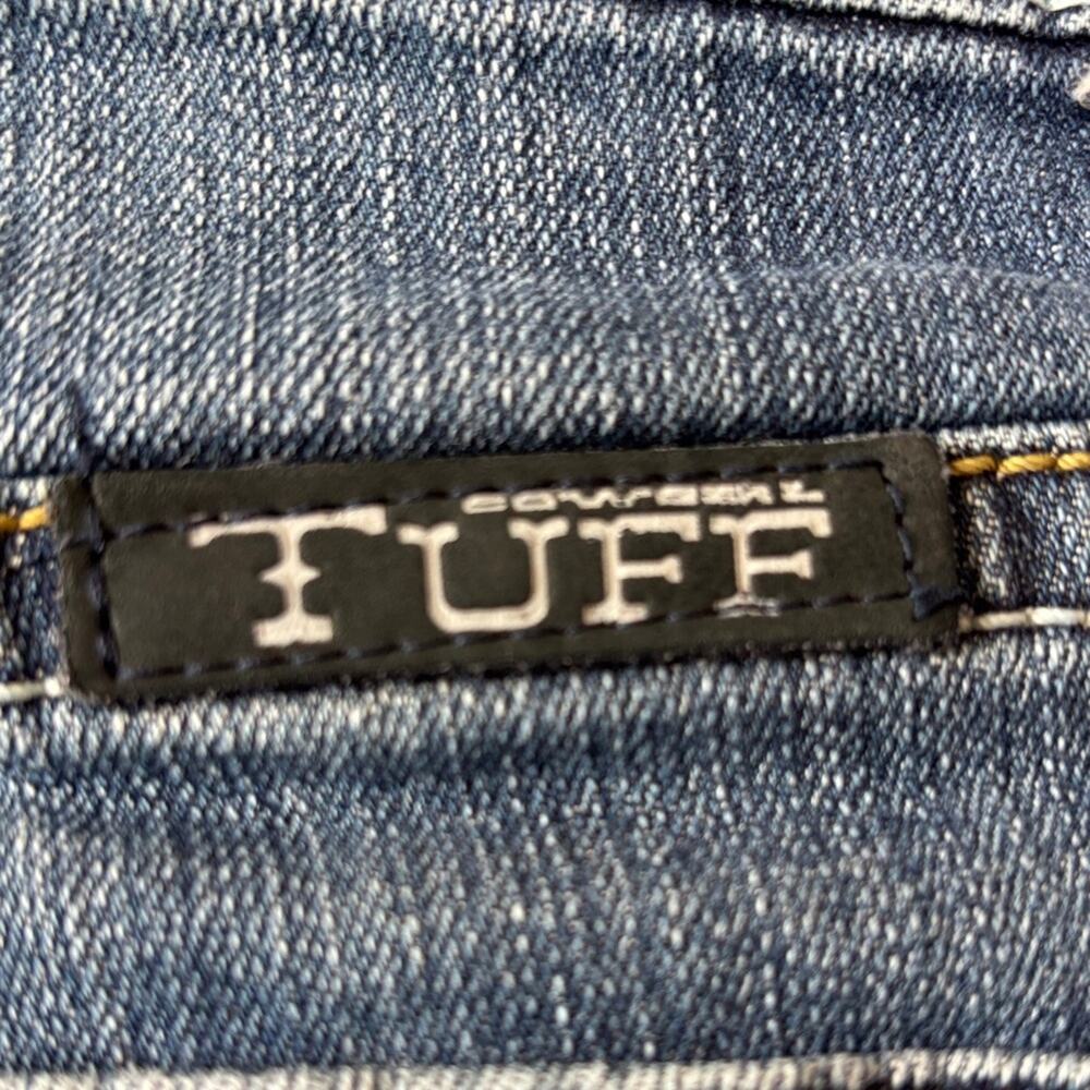 Cowgirl Tuff Classic Straight Leg Blue Jeans 28x35 - Picture 8 of 16